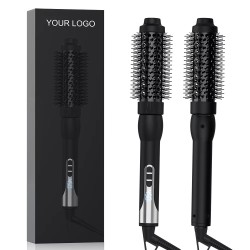 Wholesale Custom Professional Salon Hair Curler Electric Thermal Curler Brush Styling Tool Heated Comb Hair Curling Iron Wand