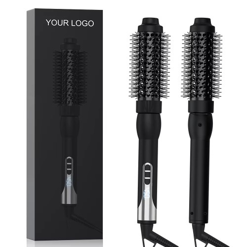Wholesale Custom Professional Salon Hair Curler Electric Thermal Curler Brush Styling Tool Heated Comb Hair Curling Iron Wand Wholesale Custom Professional Salon Hair Curler Electric Thermal Curler Brush Styling Tool Heated Comb Hair Curling Iron Wand