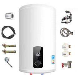 Electric Water Heater Storage Water Heater for Kitchen Vertical Horizontal 2 Models