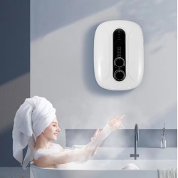 Outdoor Tankless Electric Water Heater E65 Pro Pump-Integrated 5.5kW 240V 240V Enlarged Knob Control Hot Water Heater for Sink