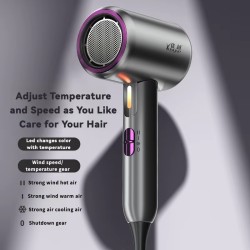 Fashion Professional 2400W Foldable Salon Hair Dryer Ionic Blower for Home Hotel Use